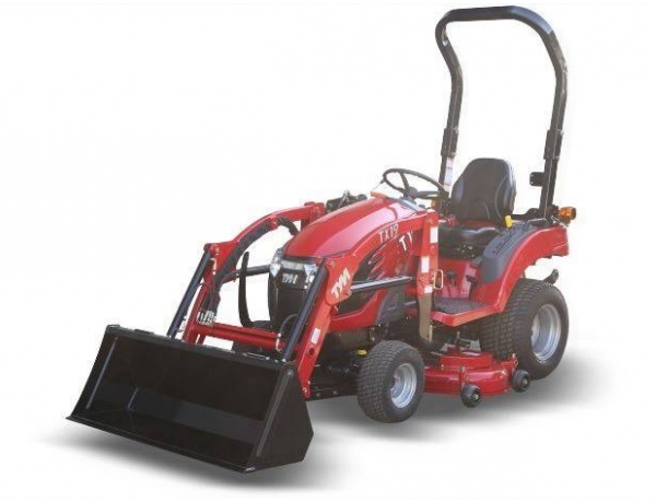 TYM T194 Allrad Traktor mit Frontlader + Schaufel + Mähwerk