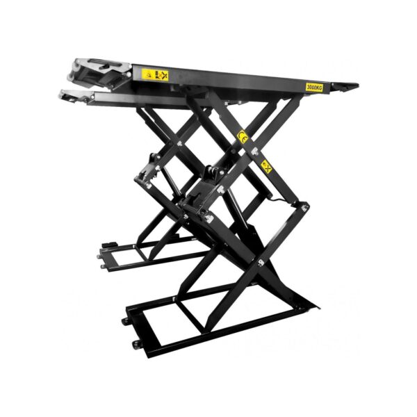 KROFtools 3T Doppel Scherenhebebühne mit großer Hubhöhe für PKW